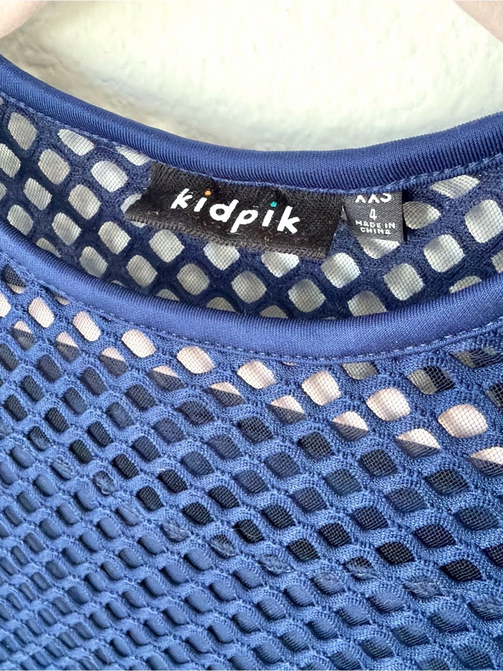 KIDPIK Girls Sleeveless Metallic Star Navy Mesh Galaxy Skater Dress Lot Blue 4 - Picture 6 of 9